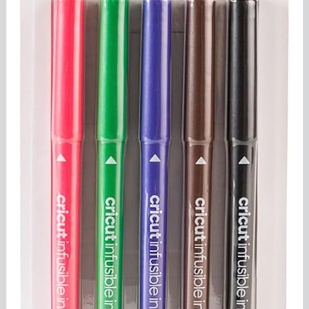 Cricut Infusible Ink Marker Set - Red, Green, Blue, Brown, Black